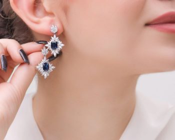 گوشواره مجلسی نقره زنانه مدل EI R5