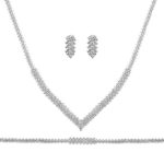 سرویس نقره زنانه مجلسی جواهری مدل SI B27