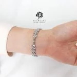 دستبند جواهری نقره زنانه مدل BIL K1