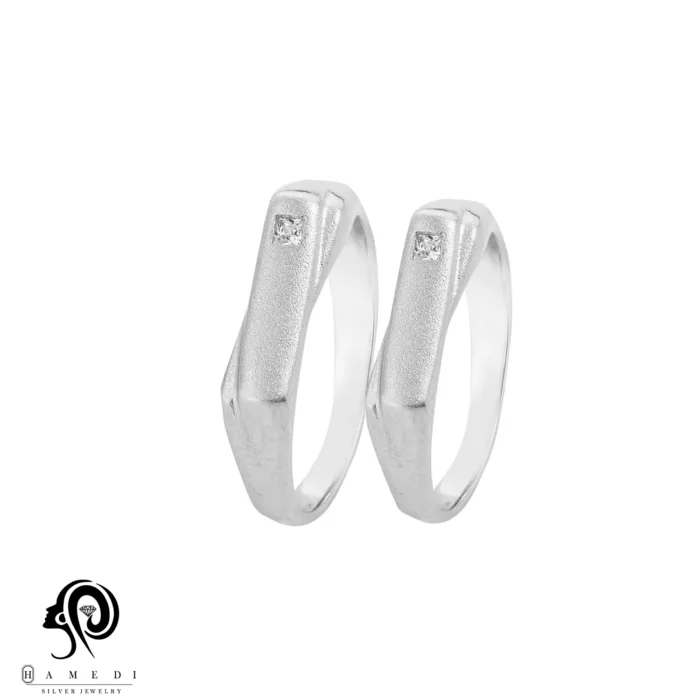 انگشتر نقره ست زنانه و مردانه مدل RE P6