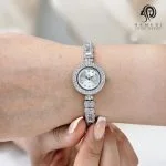 ست ساعت و دستبند نقره زنانه مدل SWB5