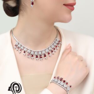 سرویس نقره جواهری عروس مدل SIL R4