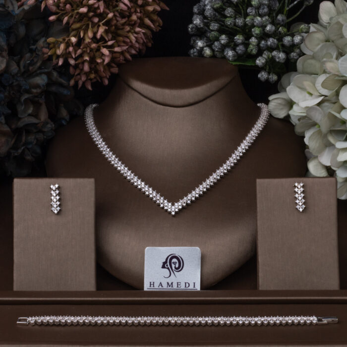 سرویس نقره زنانه مجلسی شیک مدل SI B28