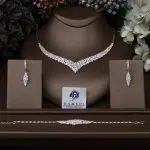 سرویس نقره زنانه جواهری مجلسی مدل SI S5
