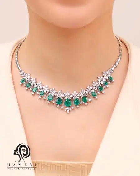 سرویس نقره جواهری عروس مدل SIL R6
