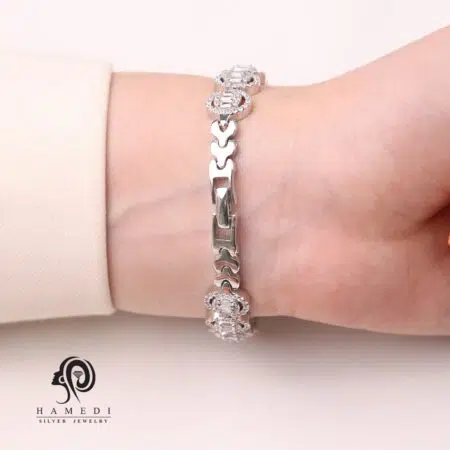 ساعت نقره زنانه مجلسی جواهری مدل WI E30 G1