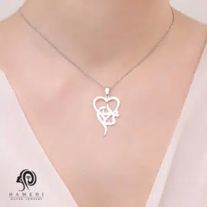 پلاک اسمی نقره اسم شادی (SHADI) مدل MIS T12