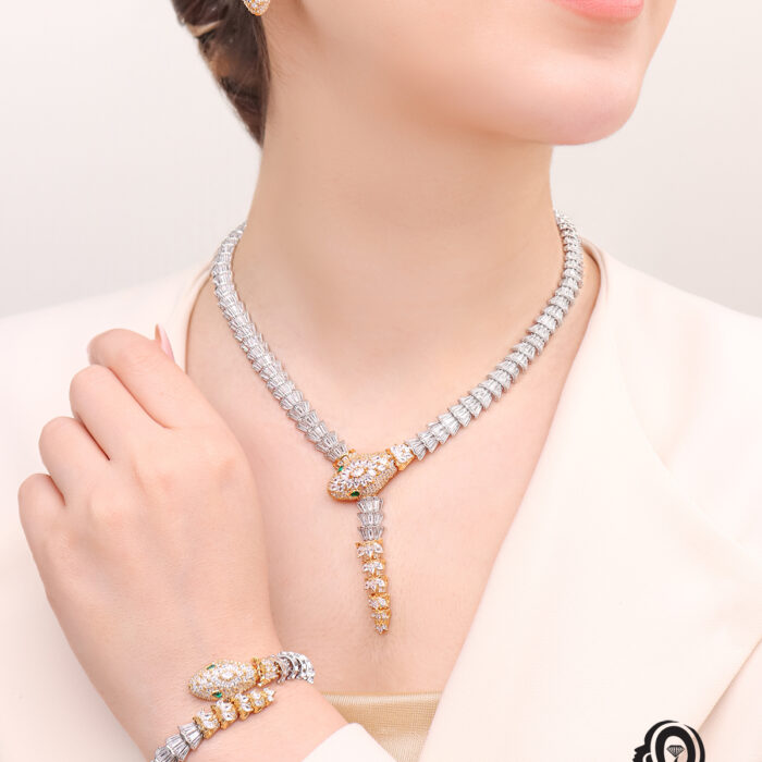 سرویس نقره ماری زنانه مجلسی شیک مدل SI B45 X