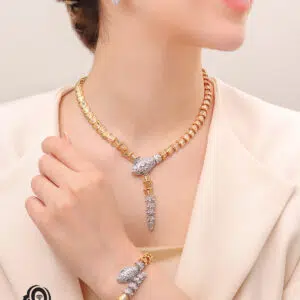 سرویس نقره ماری زنانه مجلسی شیک مدل SI B45 R