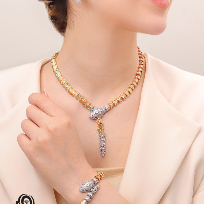 سرویس نقره ماری زنانه مجلسی شیک مدل SI B45 R