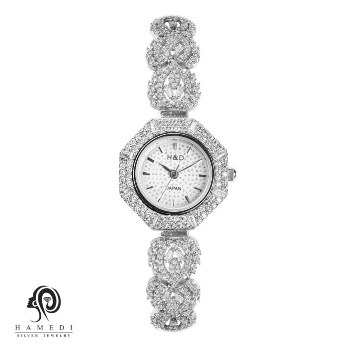 ساعت نقره زنانه مجلسی شیک مدل WI S10 S1