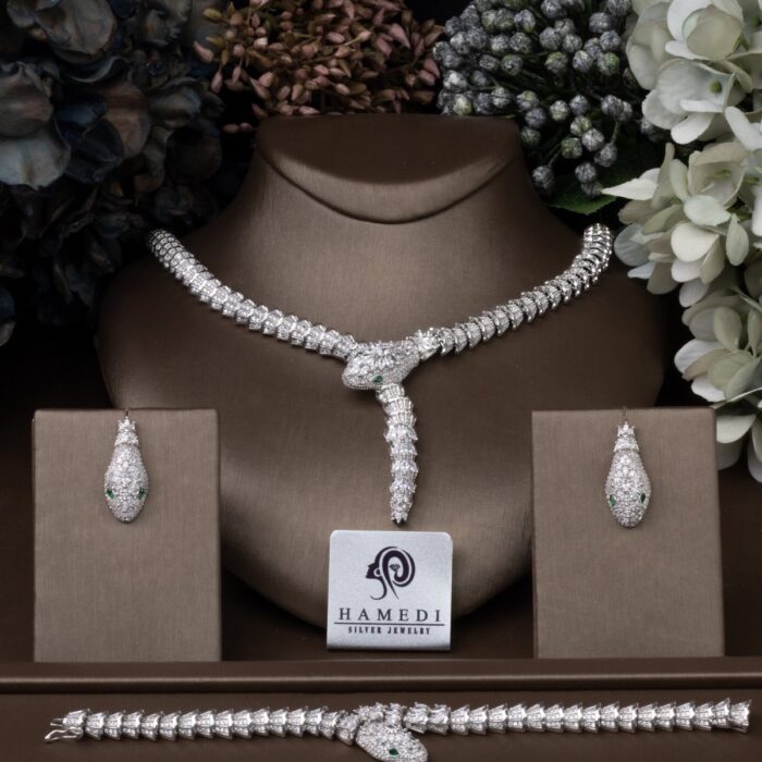 سرویس نقره ماری زنانه مجلسی شیک مدل SI K5