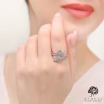 انگشتر نقره زنانه جواهری مجلسی مدل RI S9