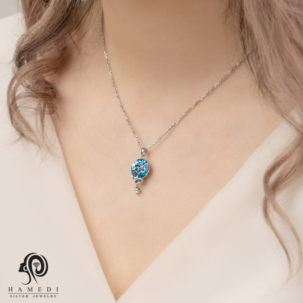 گردنبند نقره زنانه مدل 5