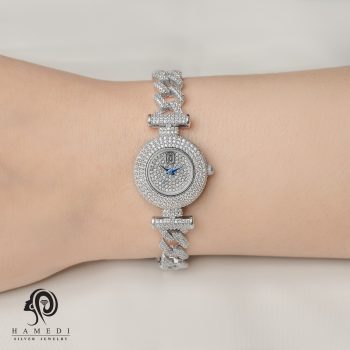 ساعت نقره زنانه جواهری مدل WI B34 B3 