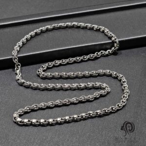 گردنبند نقره مردانه اسپرتی مدل KEM T49 T