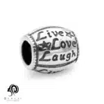 چارم پاندورا نقره live love laugh مدل CH 35