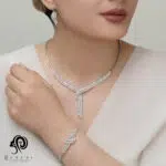 سرویس نقره زنانه جواهری مجلسی مدل SI Z2