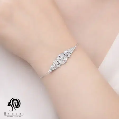 سرویس نقره زنانه زنجیری مجلسی مدل SIC S8