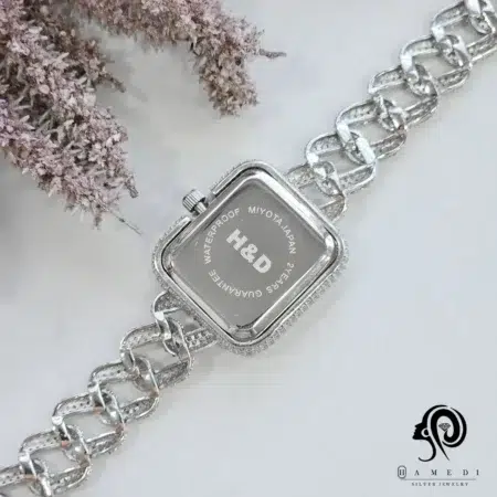 ساعت نقره زنانه کارتیر مستطیلی مدل WI B38 B1