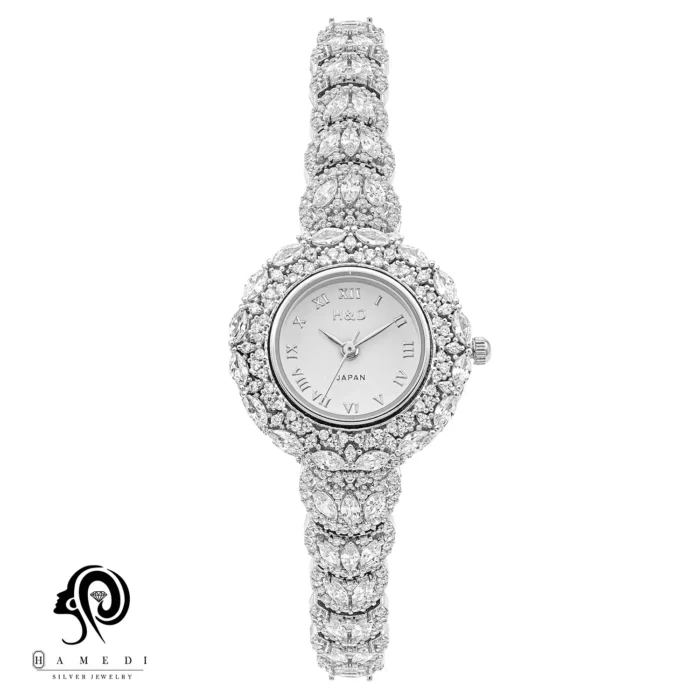 ساعت نقره زنانه صفحه گرد مدل WI K29 K1