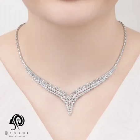 سرویس نقره شیک زنانه مجلسی مدل SI K10