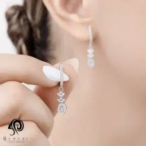 سرویس نقره شیک زنانه زنجیری مدل SIC E22