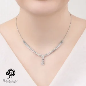 سرویس نقره شیک زنانه زنجیری مدل SIC E22