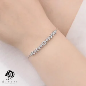 سرویس نقره شیک زنانه زنجیری مدل SIC E22