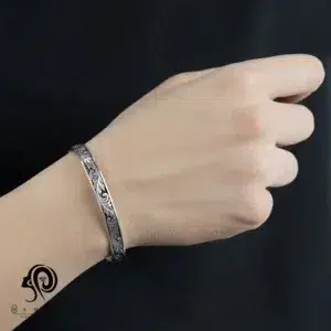 بنگل نقره مردانه اسپرت ترک مدل BEB T16