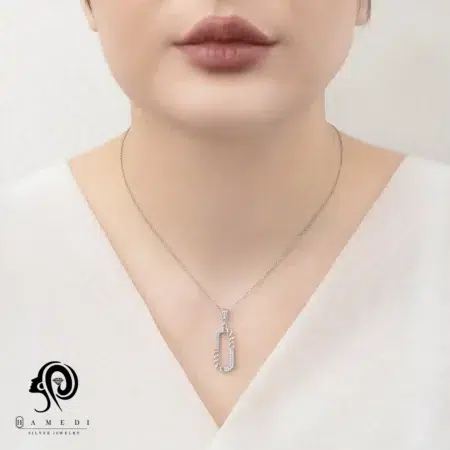 نیم ست نقره زنانه مجلسی جواهری مدل NI B80