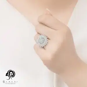انگشتر نقره زنانه لوکس جدید مدل