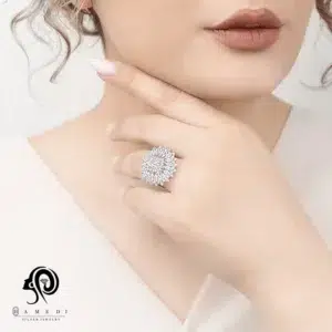 انگشتر نقره زنانه لوکس جدید مدل