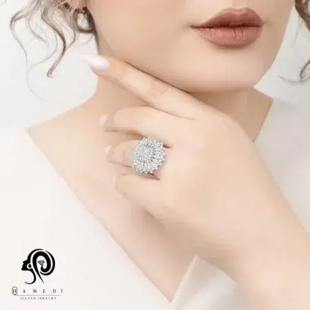 انگشتر نقره زنانه لوکس جدید مدل
