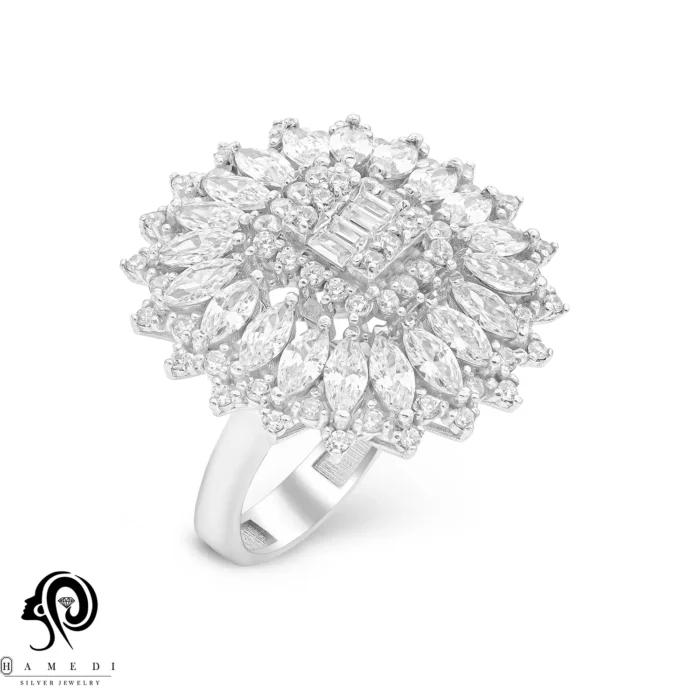 انگشتر نقره زنانه لوکس جدید مدل