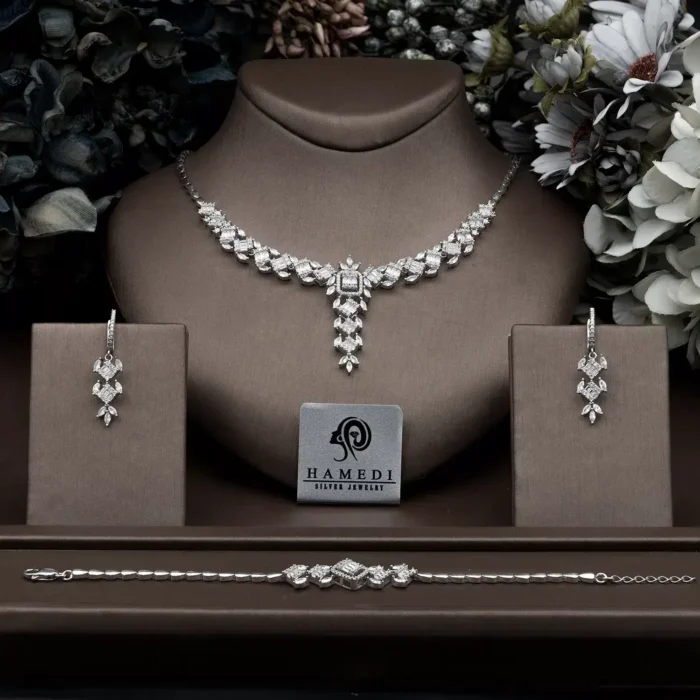 سرویس نقره شیک زنانه مجلسی مدل SI D11
