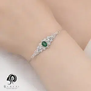 سرویس زنانه نقره زنجیری رنگی مدل SIC R1