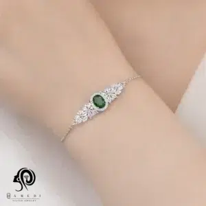 سرویس زنانه نقره زنجیری رنگی مدل SIC R2