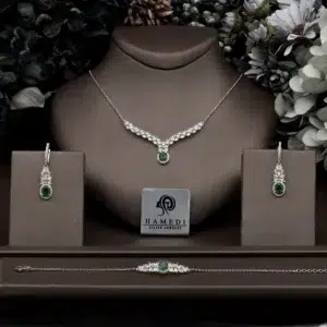 سرویس زنانه نقره زنجیری رنگی مدل SIC R2