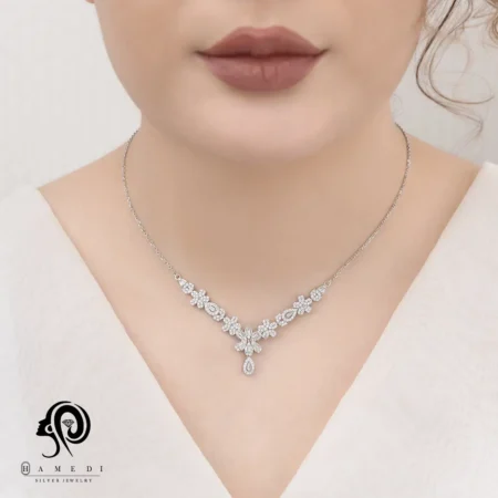 سرویس نقره شیک زنانه مجلسی مدل SIC S5
