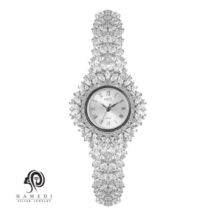 ساعت نقره زنانه مجلسی شیک مدل WI F7 M2