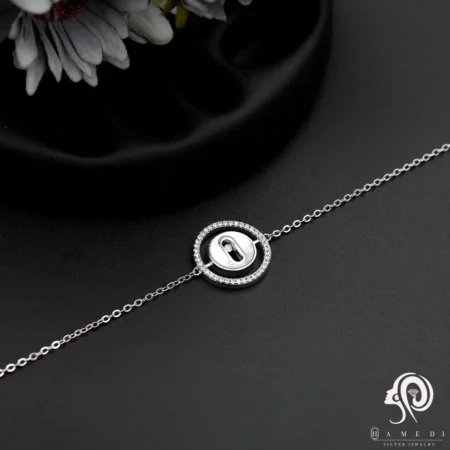 دستبند مسیکا نقره زنانه اسپرتی مدل BEC C8