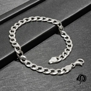 دستبند نقره مردانه کارتیر ایتالیایی مدل BEM T42 L