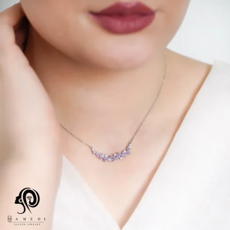 گردنبند نقره زنانه اسپرت زنجیری مدل KEC A15