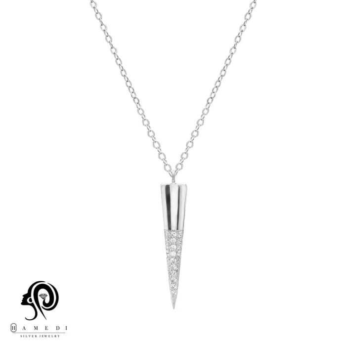 گردنبند نقره زنانه طرح قلم مدل ME B36