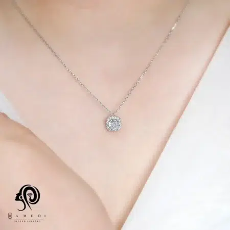 گردنبند نقره زنانه سواروسکی اسپرت مدل ME R37