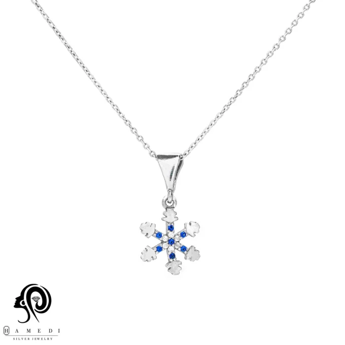 گردنبند نقره زنانه چشم نظر مدل MIH B14