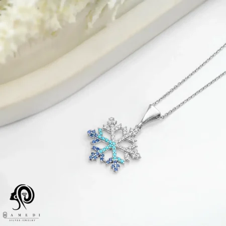 گردنبند نقره زنانه چشم نظر مدل MIH B25