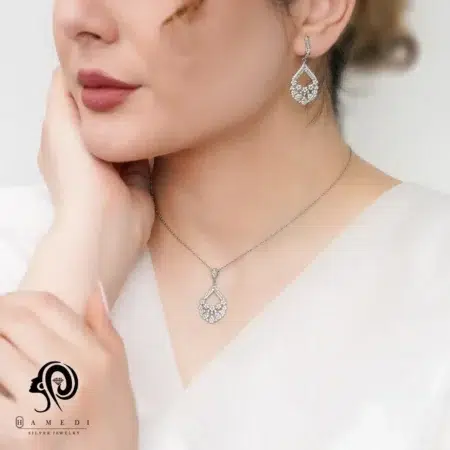 نیم ست نقره زنانه