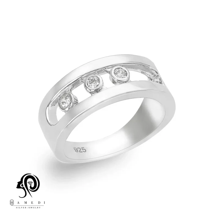 انگشتر نقره زنانه مسیکا اسپرتی مدل RE B134